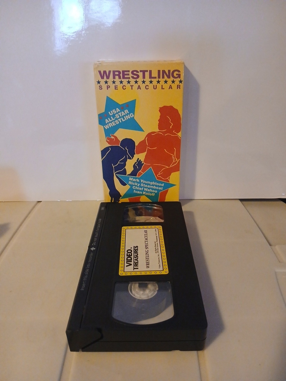 Wrestling Spectacular VHS Tape - Black